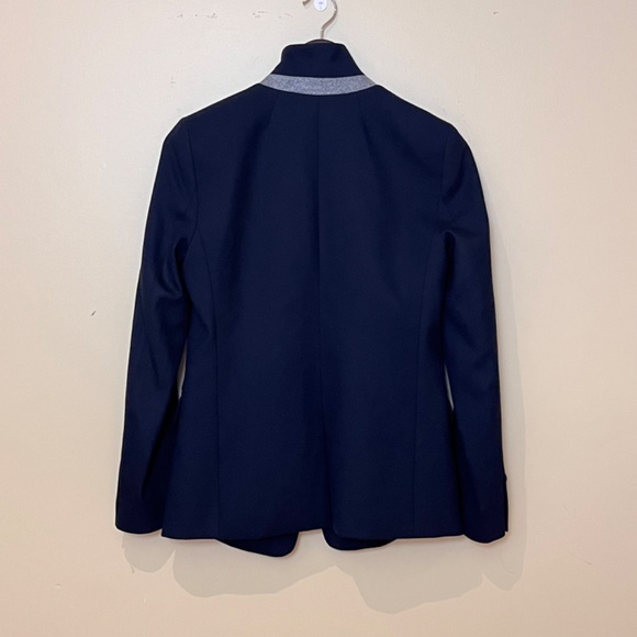 J Crew Regent Wool Blazer - Women's Size 0 - Blue - Picture 6 of 13